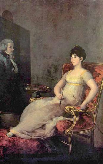 Francisco de Goya Portrait of Maria Tomasa Palafox y Portocarrero, Duchess of Medina-Sidonia and Marchioness of Villafranca France oil painting art